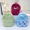 2023 New Summer Strawberry Bear Backpack Large Capacity Thickened Plush Cartoon Bag For Sweet Girls