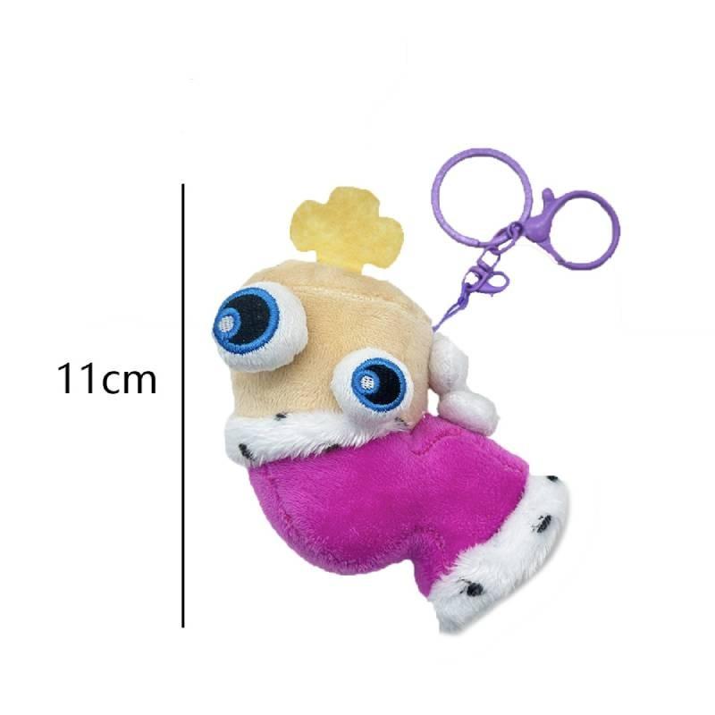 

Kinger Keychain Plush Toy Featuring Adorable Purple Animal Design From The Amazing Digital Circus