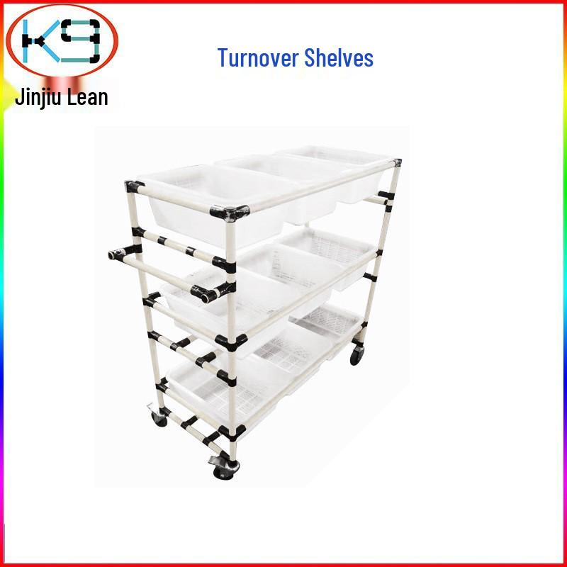 E-commerce Warehouse Picking Cart - Multi-layer Sorting & Organizing Basket Trolley