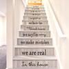DIY Self Adhesive PVC Wall Sticker Stairs Decorative Stickers for Living Room Bedroom