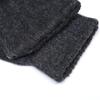 Herren Halb-Finger Strickwollhandschuhe - Warm, Dick, Einfarbig, Fingerlos zum Tippen