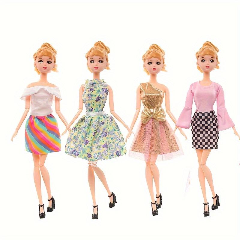 4Sets Fashion Fashionable Style Clothes designed for 11.5 In Girls Dolls 2Sets Top Plus Trousers 2Set Pretty Dresses Accessories DIY Playthings