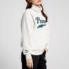 Puma Sports Lifestyle Series Letter Casual Stand Collar Long Sleeve Sweatshirt Women Sweatshirt White 534387-05