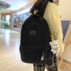 Simple Versatile Backpack Female Large Capacity High School Student Junior High School Student School Bag College Student Computer Backpack Female
