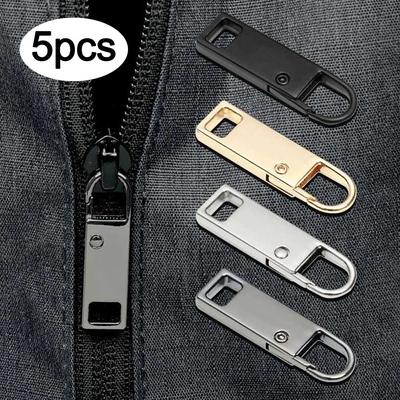 Replacement Metal Zip DIY Sewing Zipper Sliders Head Replacement Tab Zipper Detachable Backpacks Purses Repair