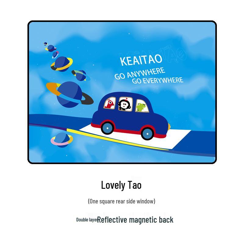 Car Magnetic Curtains - Cartoon Pirate UV Protection Blackout Sunshade