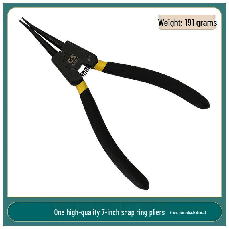 Shengbei 7-inch Stainless Steel Circlip Pliers (2-Pack)