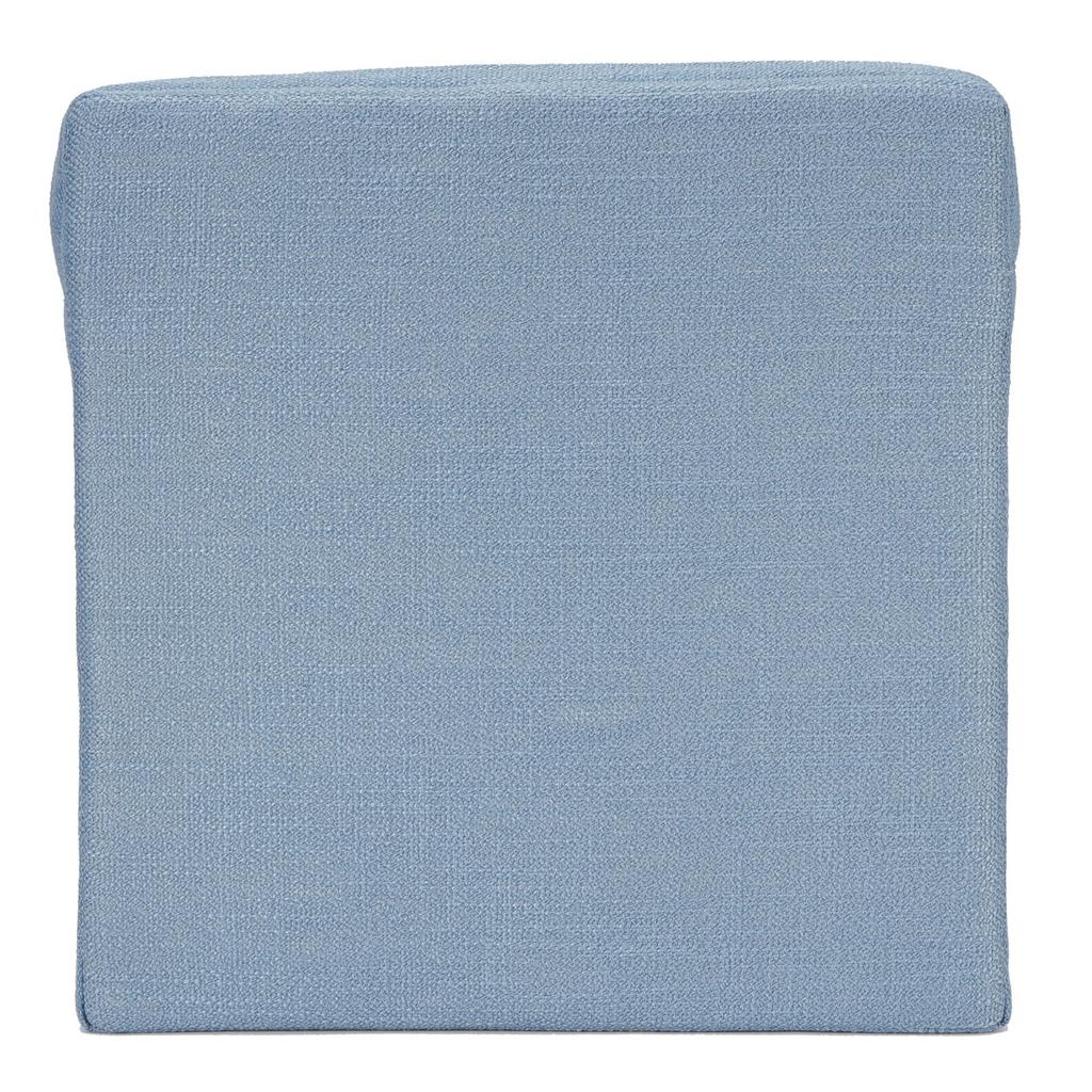 Haushalt Quadratisch Weich Yoga Bodenkissen Abnehmbar Waschbar Meditationsmatte Kissen Blau 40 x 40 x