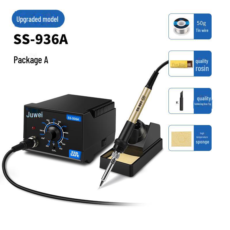 Adjustable Temperature Electric Soldering Iron Set for Electronics Repair