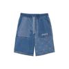 Li Ning Sports Basketball Collection Denim Shorts Unisex Blue AJSR009-1