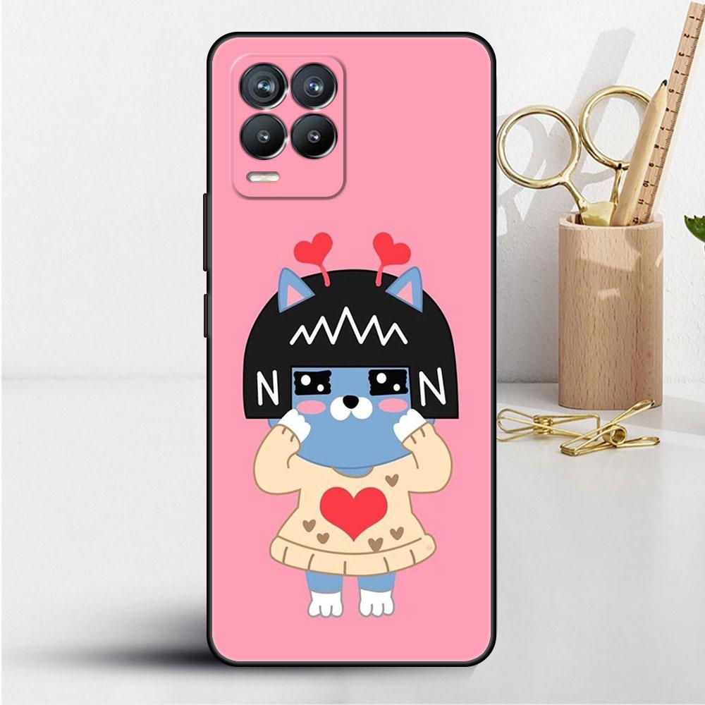 Kakao Friends Hülle für Realme 8 C21y GT Neo 2 3 8i C21 7 C11 6 C12 C35 C3 GT 9 Pro C12 Master Funda Telefonabdeckung