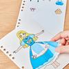 DIY Painting Sticker Craft Toys Kid Art Girls Poking Princess Handmade Educational Magical Children Gifts
