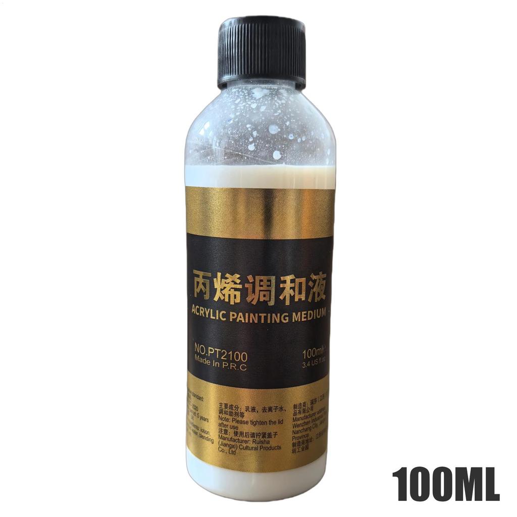 100ml Acrylic Paint Special Blend Liquid, Acrylic Paint Medium, Water Powder Diluent Acrylic Pigment Dilute Chroma Medium