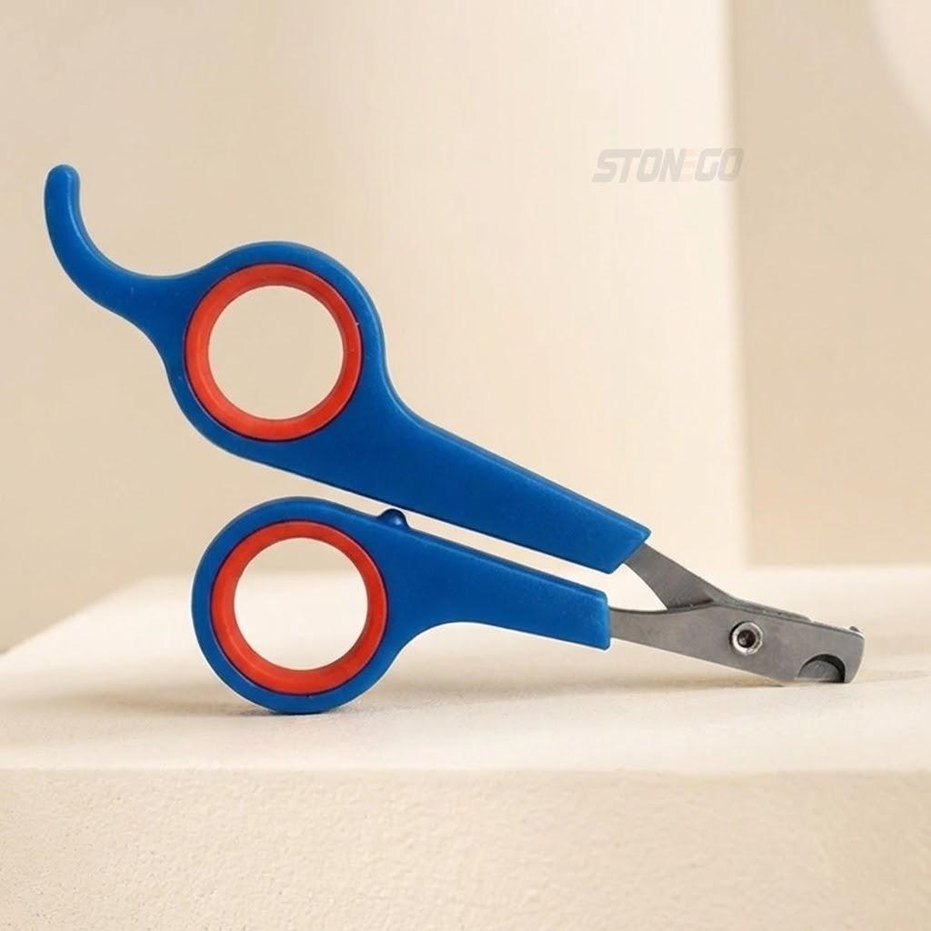 

Stainless Steel Dog Cat Nail Clipper Grooming Scissors Pet Claws Cutter Essentials Supplies синій