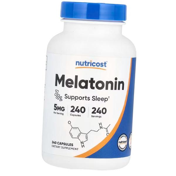 

Мелатонин для сна, Melatonin 5, Nutricost 240капс (72647033) 240caps