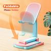 VAORLO Gradient Color Phone Holder Portable Foldable Phone Bracket For Cellphone iPad Stable Desk Stand Adjustable Angle For Iphone 11 11pro