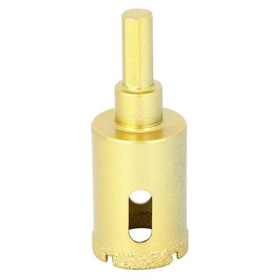 Diamond Hole Saw Drill Bit Gold Granite Ceramic Tile Concrete Marble Drilling Tools 25mm
