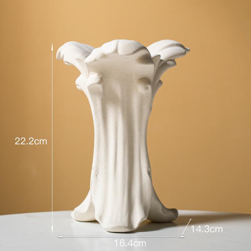 

Ваза Керамическая ваза Европейская классическая ваза Домашняя гостиница Цветочная композиция Модный орнамент Ваза B