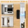 Kitchen Magnetic Cabinet Door Catch with Mounting Screw Furniture Cupboard Drawer Closures Latches Magnet Snap Door Lock Catches