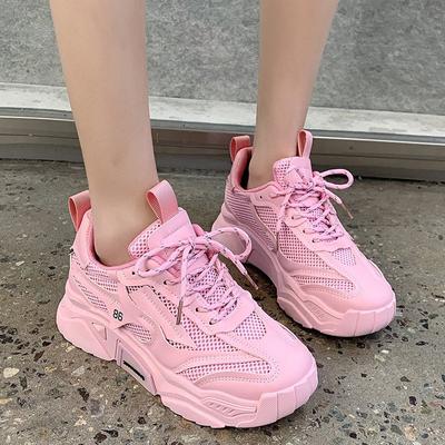 Women's New Thick-soled Heightening Sneakers Women's Candy Color Temperament Muse