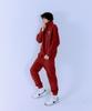 FANGOH F-Logo Embroidered Jogger Pants Burgundy