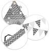 Nukido Children's Teepee Tent With Lights - Gray