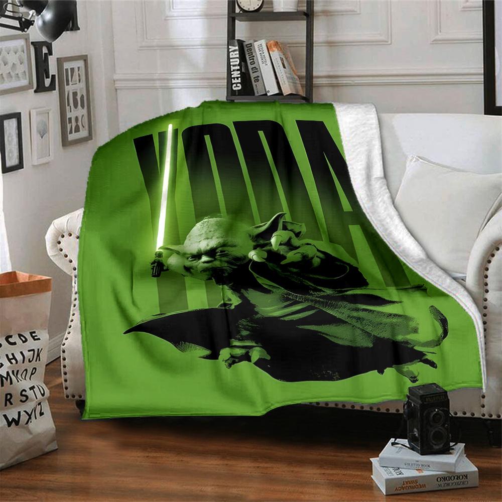 Star Wars Blanket Warmthful Decor Suitable for Seaside Livingroom Office All-Season Use Modern Perfect Gift for Relatives and Friends