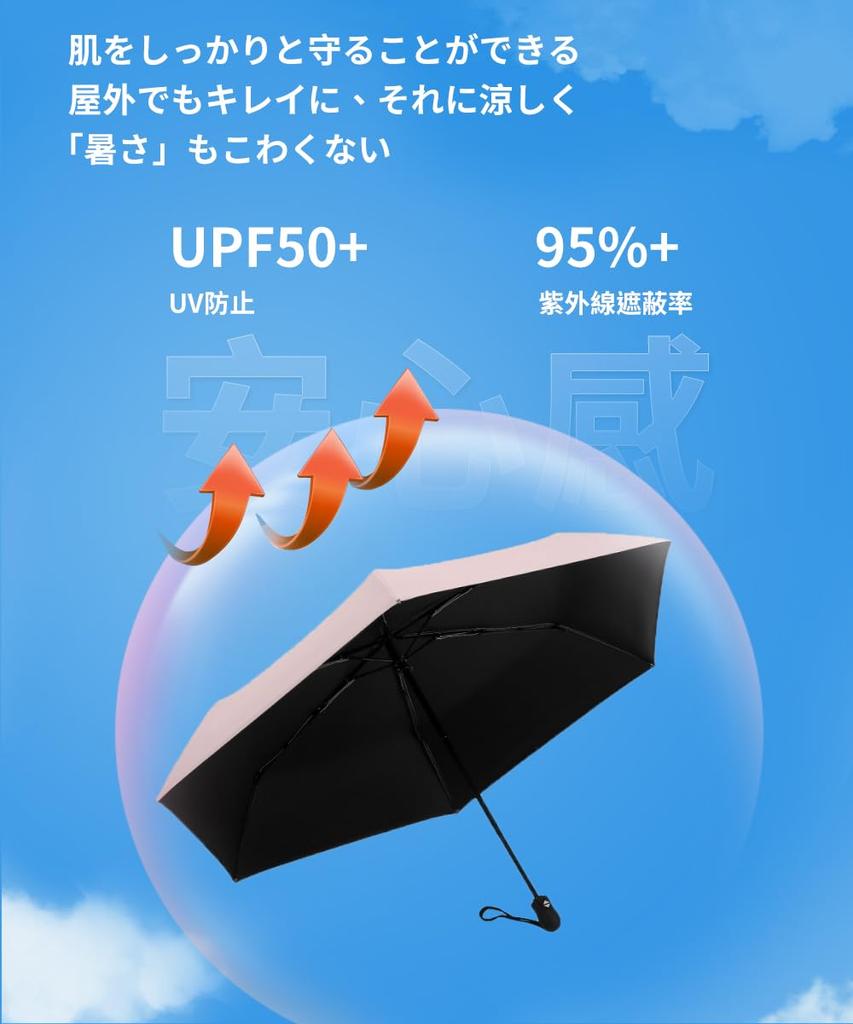 Folding Sun Rain Automatic Opening and Fully Rainy Season 6 Compact G0095 [Karsaer] Umbrella, Women's, Lightweight, Umbrella, Umbrella, One-Touch