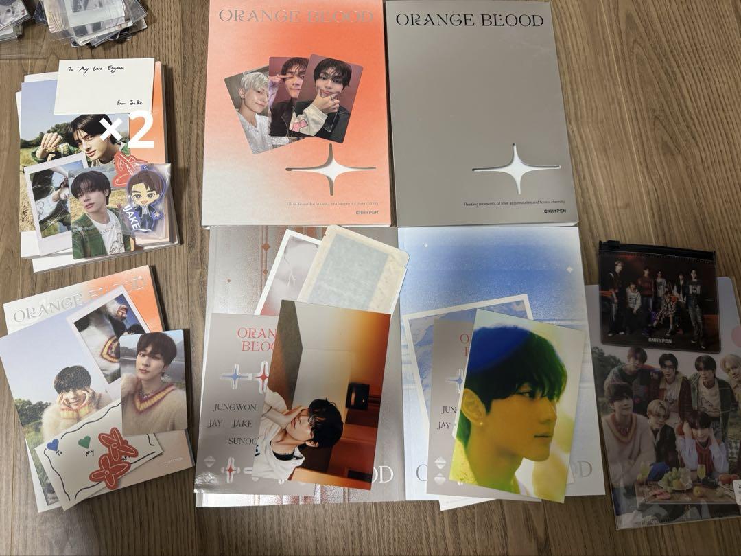 

[USED] ENHYPEN orange blood album