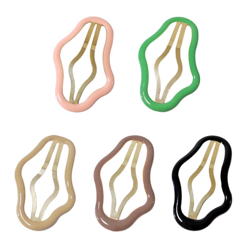 Žena tisk jarní spona do vlasů vlásenka pokrývky hlavy