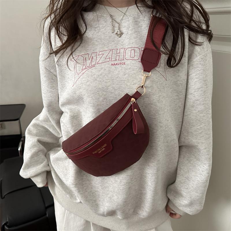 A High-end Leopard Print Fashionable, Casual, Simple and Niche Chest Bag and Waist Bag