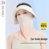 JIUMU Women's Ice Silk Sun Protection Neck Guard Face Mask MM075