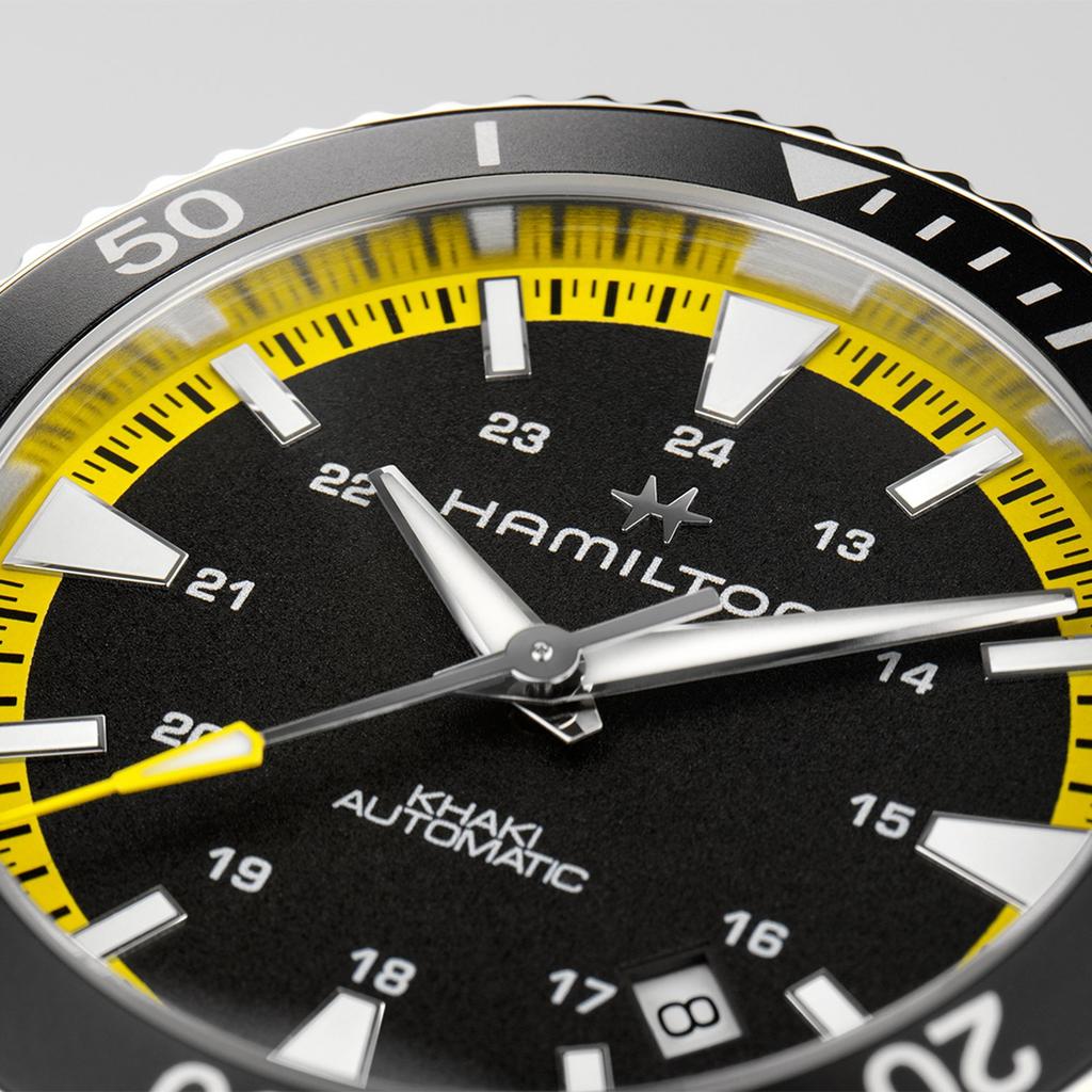 Hamilton H82395332 Khaki Navy Scuba Automatic 40mm Yellow