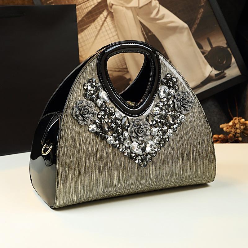 Charm Diamond Dumpling Bun Handbag