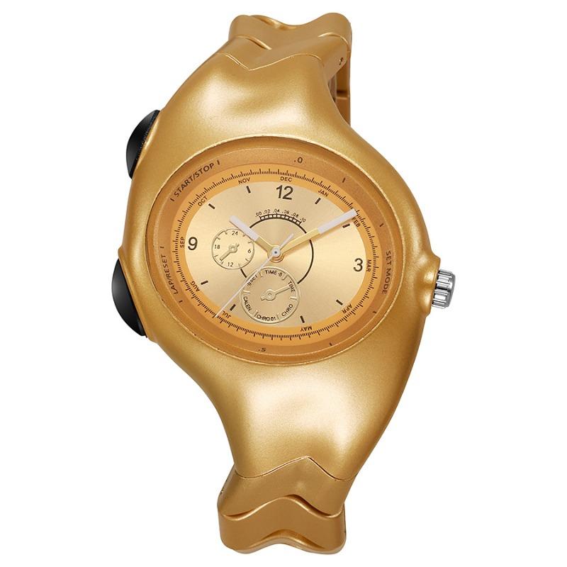 Medieval Special-shaped Decorative Plastic Watch Twisted Retro Fashion High-end Ins Niche Quartz Watch