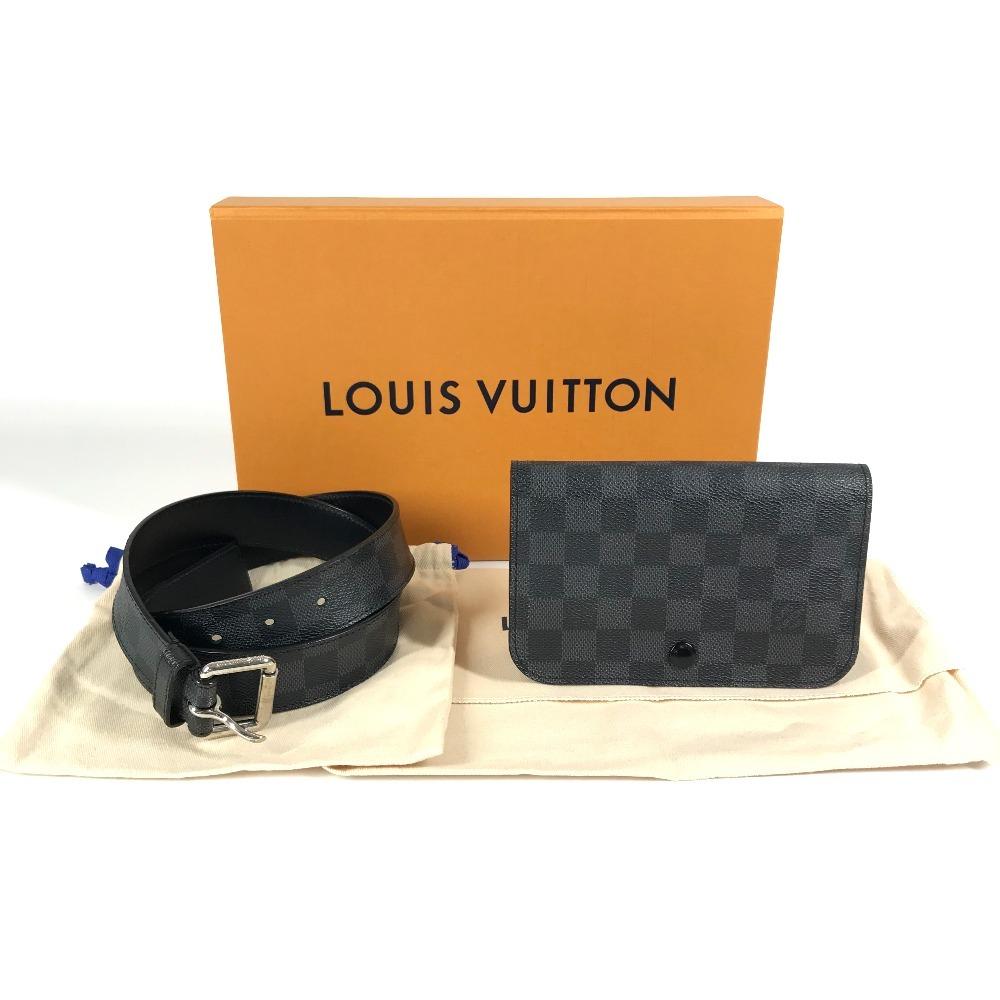 Louis Vuitton M6837U Damier Graphite Ceinture Pochette Homme body bag Pouch