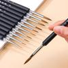 11Pcs Miniature Painting Brushes  Hook Line Pen Detail Fine Tip Paint Brushes Set For Gouache Oil Watercolor Acrylic Painting