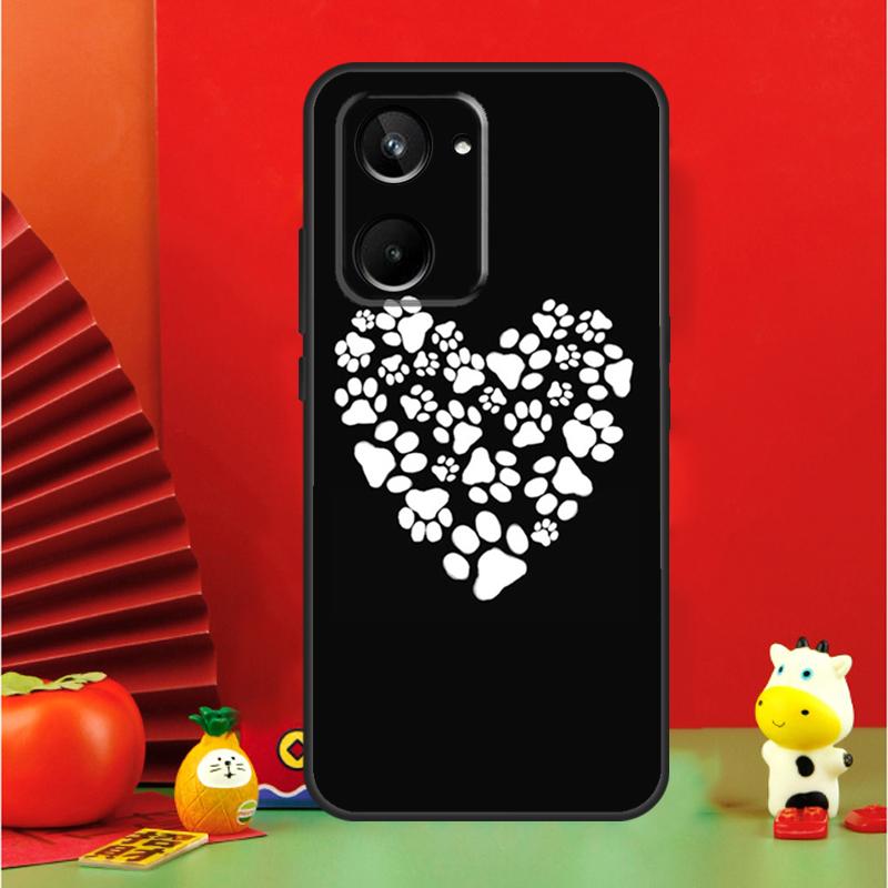 Cat Dog Paw Design For Realme 10 11 12 13 14 Pro Plus 15 GT7 Pro GT6 C65 C67 C63 C61 C55 C51 C53 C35 C75 Case