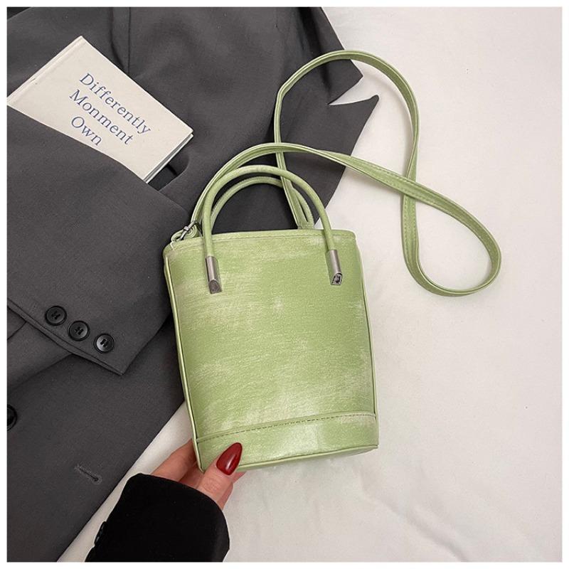 Premium hand bag women's new trendy fashion texture shoulder bag crossbody bucket bag