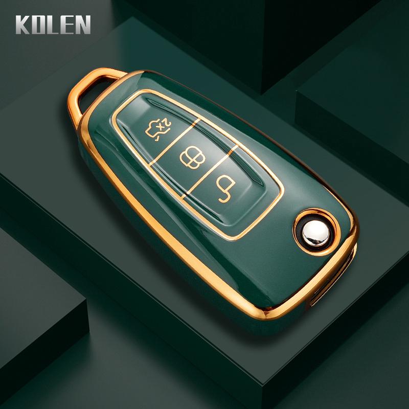 Neue TPU Auto Fernbedienung Schlüsselhülle Abdeckung Schale Für Ford Ranger C-Max S-Max Focus Galaxy Mondeo Transit Tourneo Custom Schutz Schlüssellos