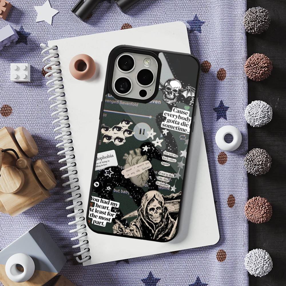 Band A-Avenged S-Sevenfold Phone Case For iPhone 16,15,14,13,12,11,Pro,Max,Plus,Mini,Magsafe,Magnetic Wireless Charging Case