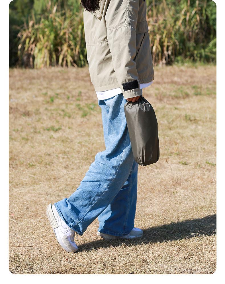 2023 Outdoor Inflatable Mat with Single Foot-Pump - Moisture-Proof, Thickened, TPU Nylon, Splicable