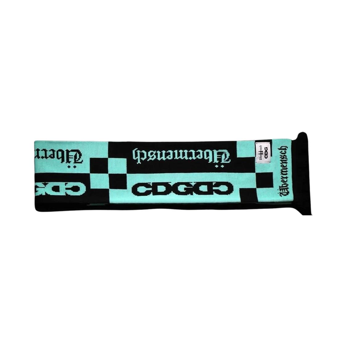 CDG x G-DRAGON Ubermensch CDGDC Checkered Muffler Mint Black ONE SIZE