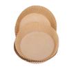 50PCS Fryer Paper Liner Round Disposable Non Stick Fryer Baking Paper for Kitchen Microwave Oven