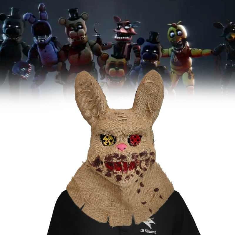 Pvc Material Five Nights At Freddy's Rabbit Headpiece For Costume Parties