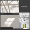 3D Double-Sided Photography Backdrop with Tree Shadows, Blue Sky, and White Clouds for Still Life, Food, and Makeup Photography.
