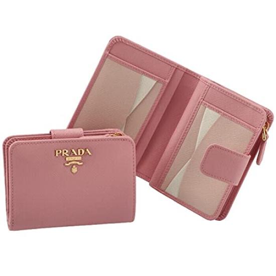 

Гаманець Bifold Saffiano Bicolor Mini Wallet Bifold Wallet 1ML018 ZLP FZ3 [Prada] Жіночий [Елемент]