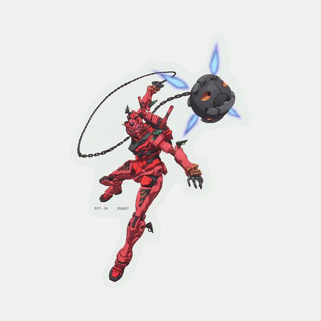 [Bandai] Mobile Suit Gundam GQuuuuuuX Red Gundam Sticker Set