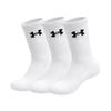 UA Performance 3-pak Mellemlange Sportsstrømper til Gymnastik Løb Hvid 6009685-100