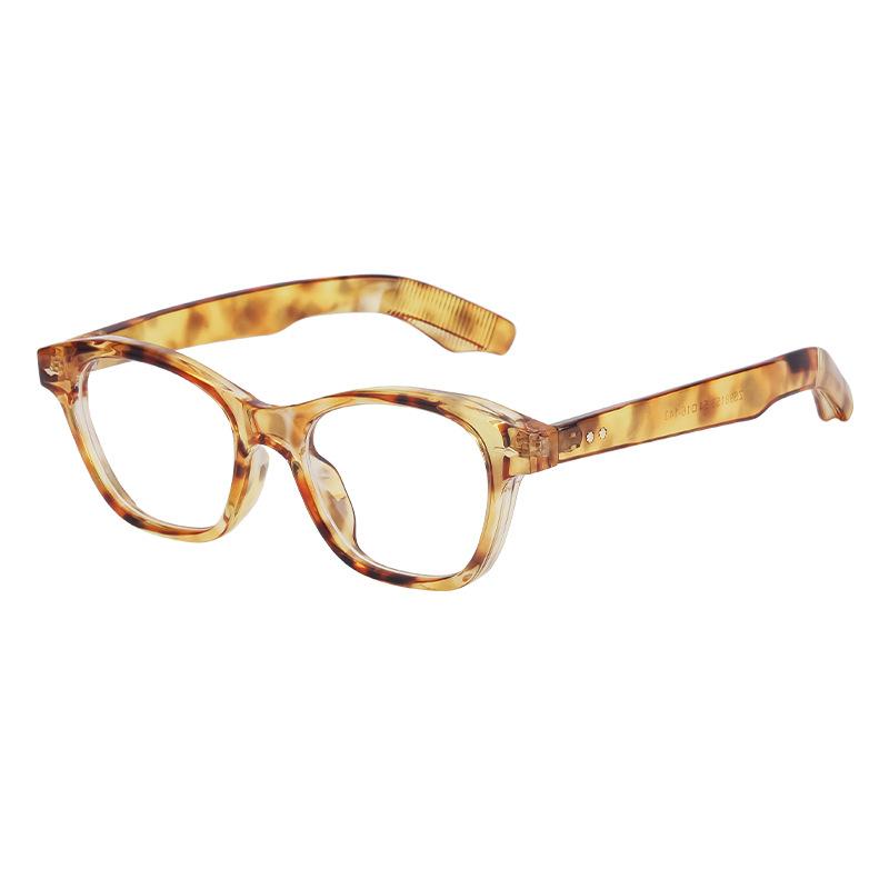 JYL TS Men's Cat-Eye Optical - Retro Anti-Blue Light Plain Frames ZS-98153